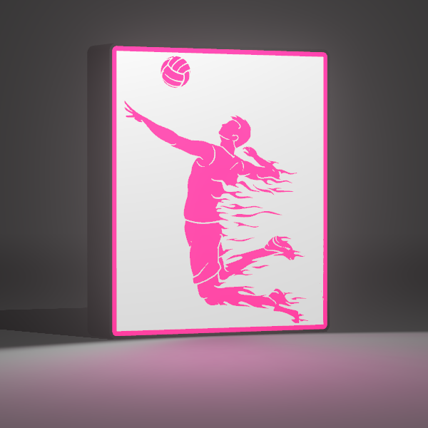 🏐 Luminária Voleibol - Design Exclusivo Personalizável