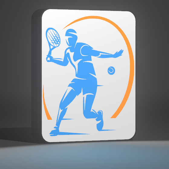 🎾 Luminária Edição Especial Ténis – Design Exclusivo Personalizável!