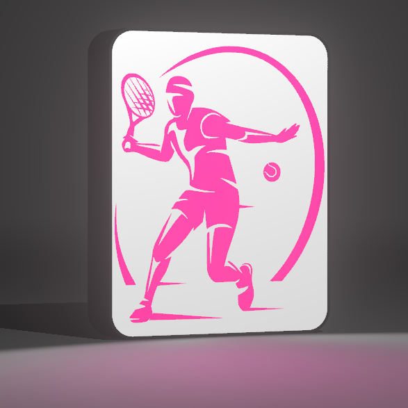 🎾 Luminária Edição Especial Ténis – Design Exclusivo Personalizável!