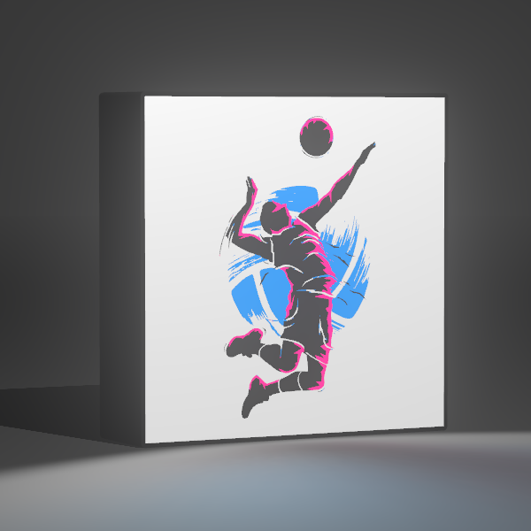 🏐 Luminária Voleibol: Signature Edition – Design Exclusivo Personalizável!