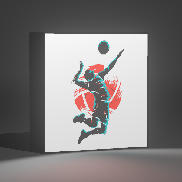 🏐 Luminária Voleibol: Signature Edition – Design Exclusivo Personalizável!
