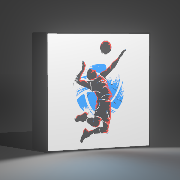 🏐 Luminária Voleibol: Signature Edition – Design Exclusivo Personalizável!