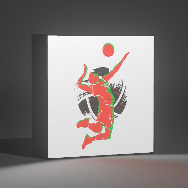 🏐 Luminária Voleibol: Signature Edition – Design Exclusivo Personalizável!