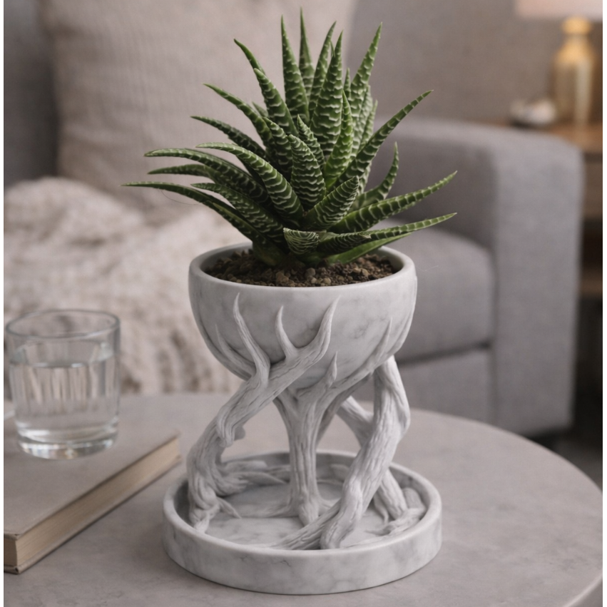 Vaso Escultural Organic Roots!