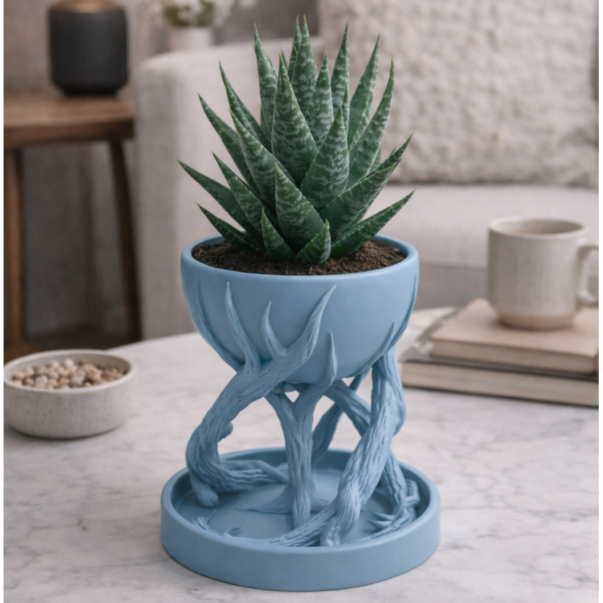 Vaso Escultural Organic Roots!