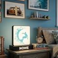 🌊 Luminária "Soul Surfer" – Design Exclusivo Personalizável!
