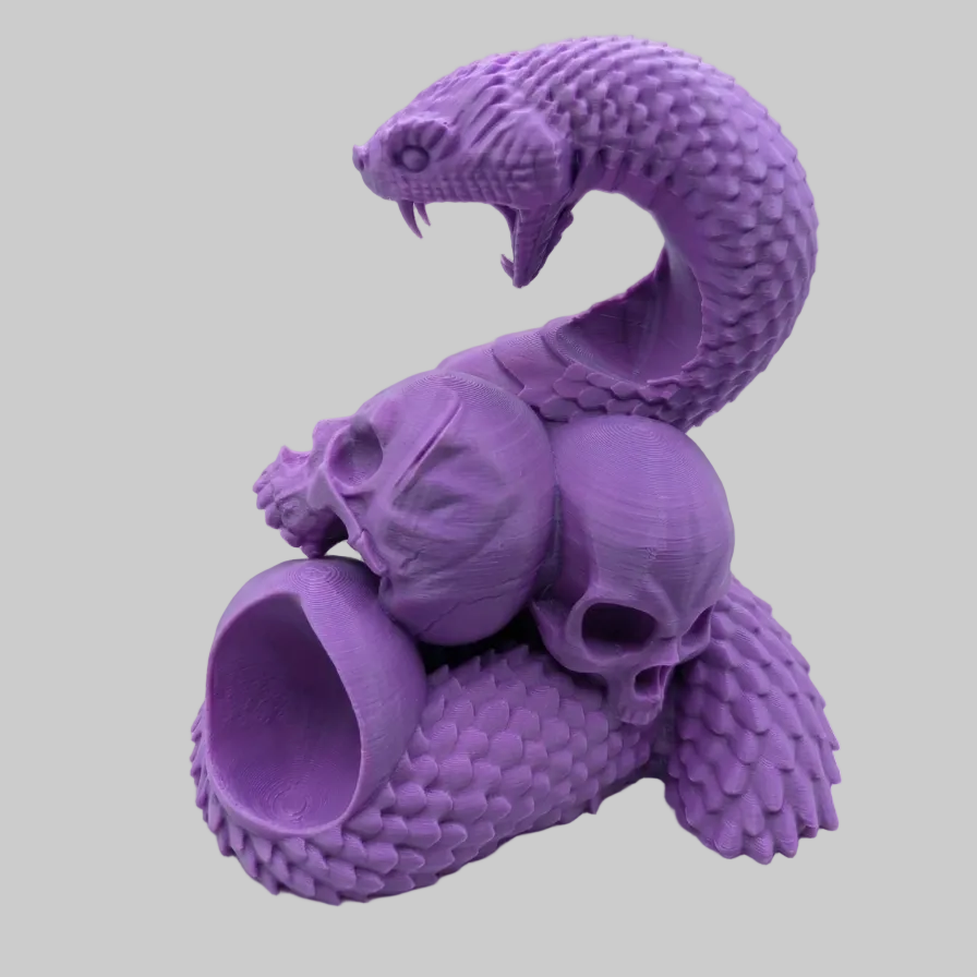 🎮 Suporte para Comando PS5 - Edição Memento Mori (Serpente e Caveiras)!