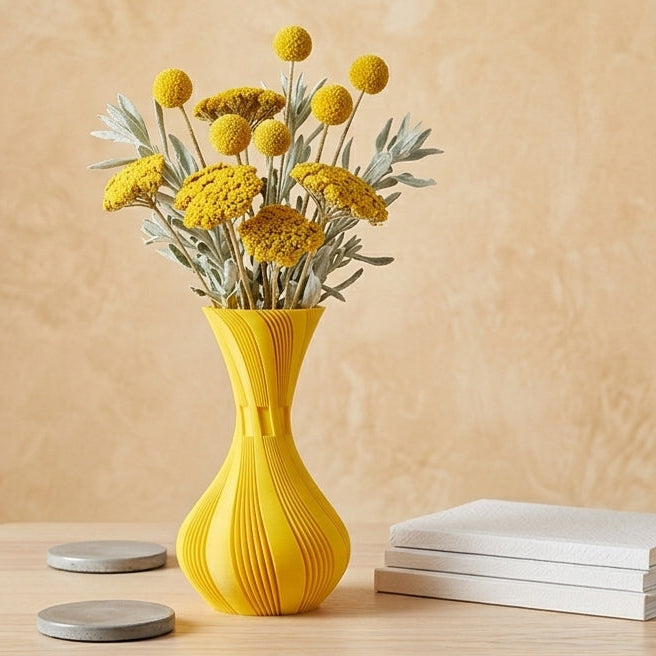 Vaso Decorativo Espiral | Design Escultural