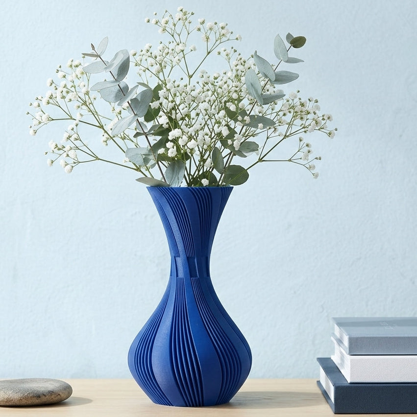 Vaso Decorativo Espiral | Design Escultural