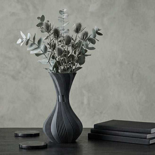 Vaso Decorativo Espiral | Design Escultural
