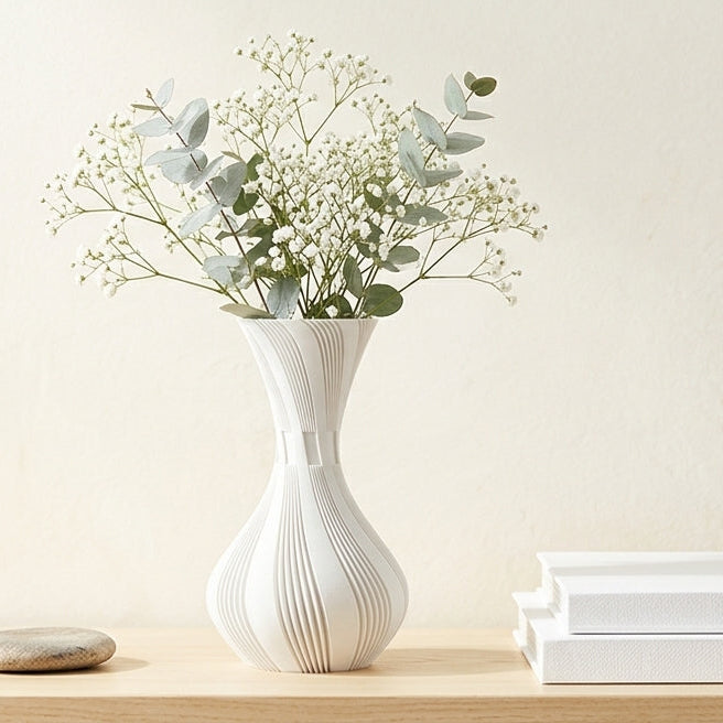 Vaso Decorativo Espiral | Design Escultural