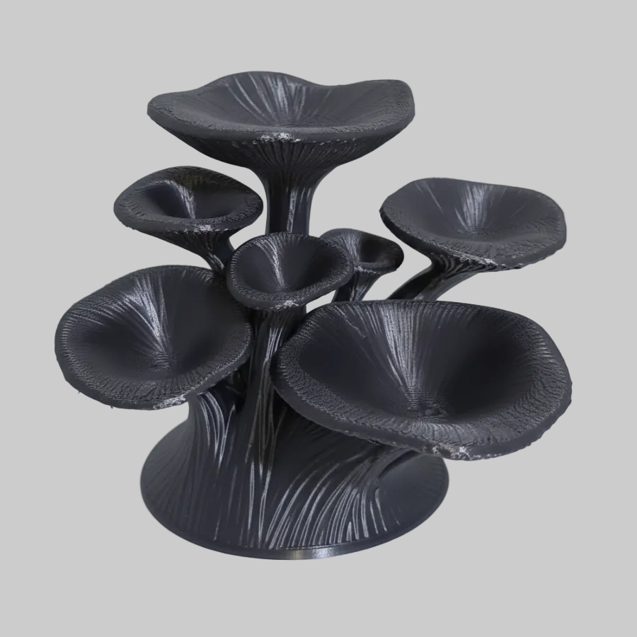 Árvore Porta-Joias 3D Cinza Escuro