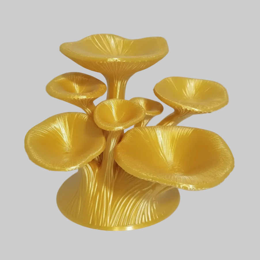 Árvore Porta-Joias 3D Amarelo