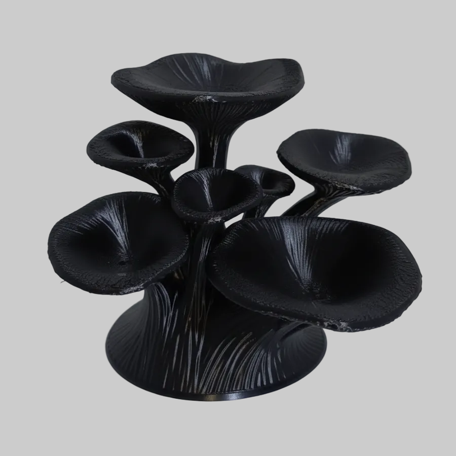 Árvore Porta-Joias 3D Preto