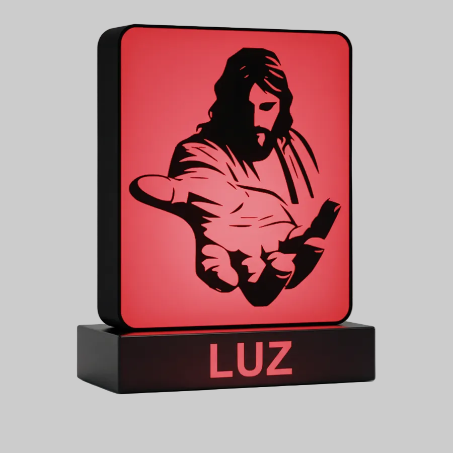 ✨ Luminária "Presença Divina" – Design Exclusivo Personalizável