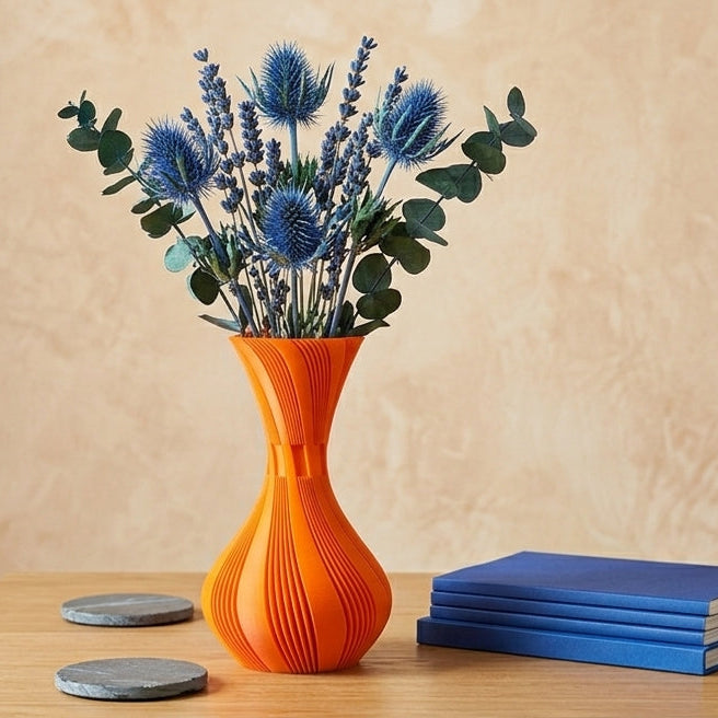 Vaso Decorativo Espiral | Design Escultural