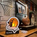🏀 Luminária Basketball Feminino - Design Exclusivo Personalizável!