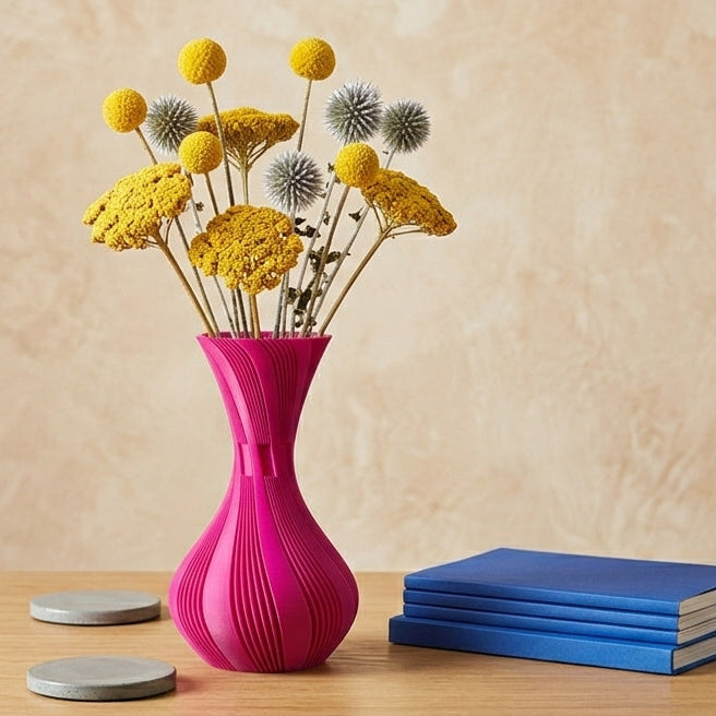 Vaso Decorativo Espiral | Design Escultural