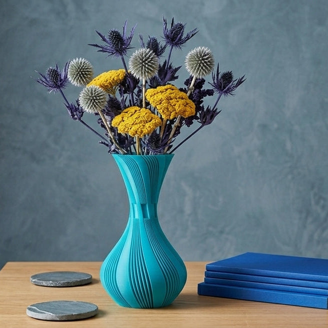 Vaso Decorativo Espiral | Design Escultural