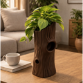 Vaso Decorativo Tronco Orgânico para Plantas | Design Premium Moderno