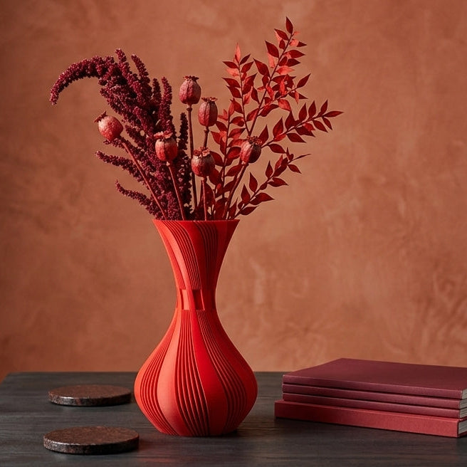 Vaso Decorativo Espiral | Design Escultural